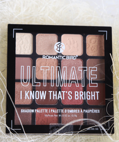 طيور رومانسية في نهاية المطاف أعرف أن هذه لوحة ظلال مشرق (16 لونًا)