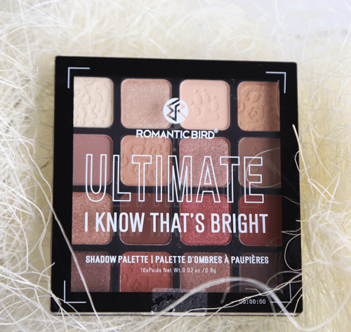 طيور رومانسية في نهاية المطاف أعرف أن هذه لوحة ظلال مشرق (16 لونًا)