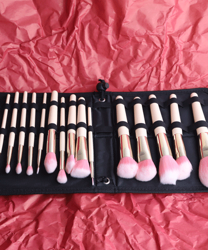 مجموعة فرش مكياج (١٥ قطعة)