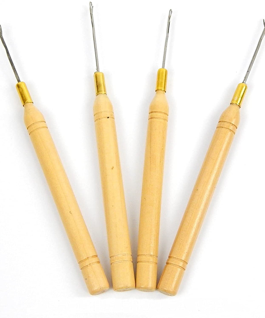 Wooden Handle Hair Braiding Hook Crochet Needle (1pc) Wooden Handle Hair Braiding Hook Crochet Needle (1pc)