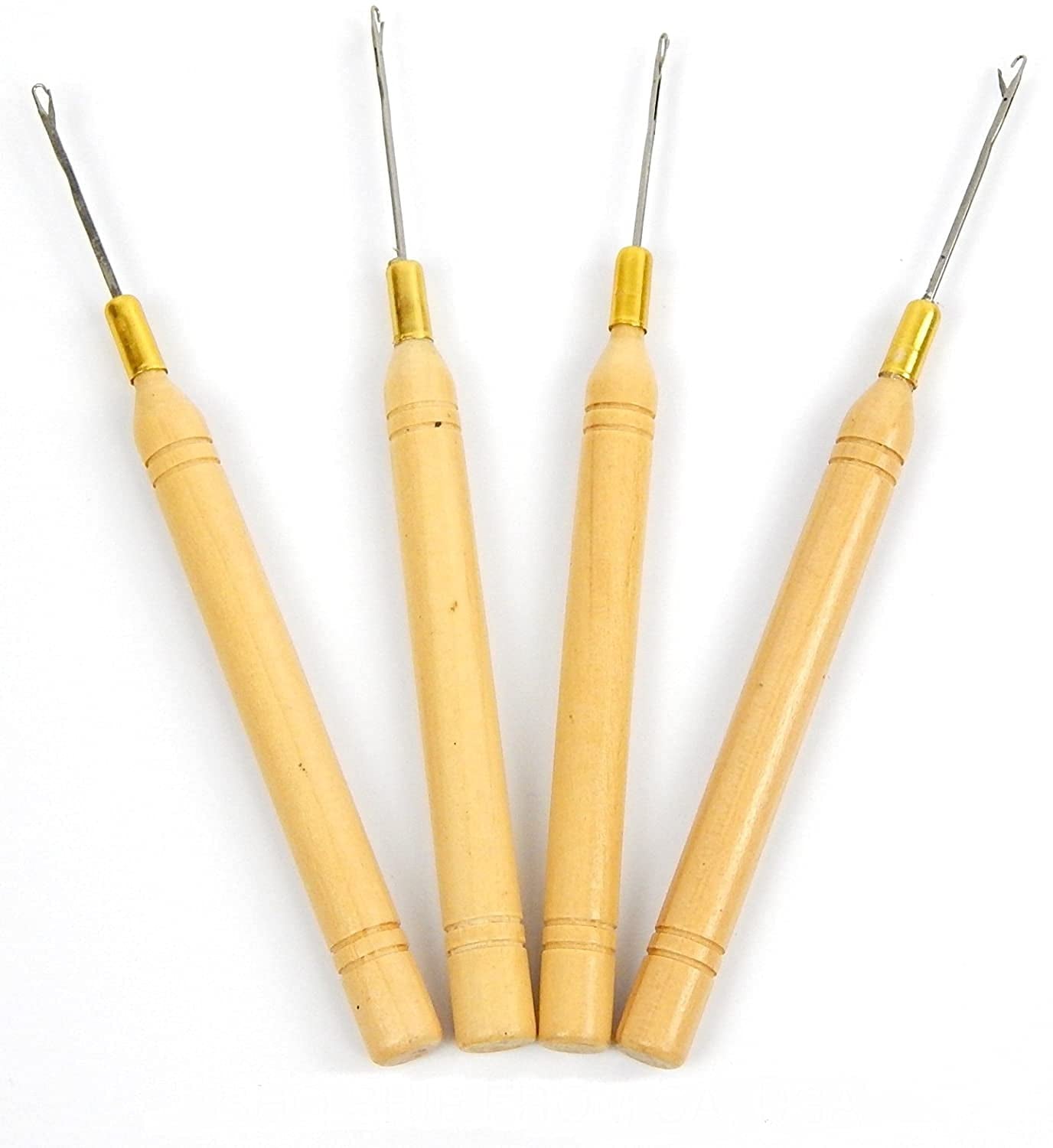 Wooden Handle Hair Braiding Hook Crochet Needle (1pc)