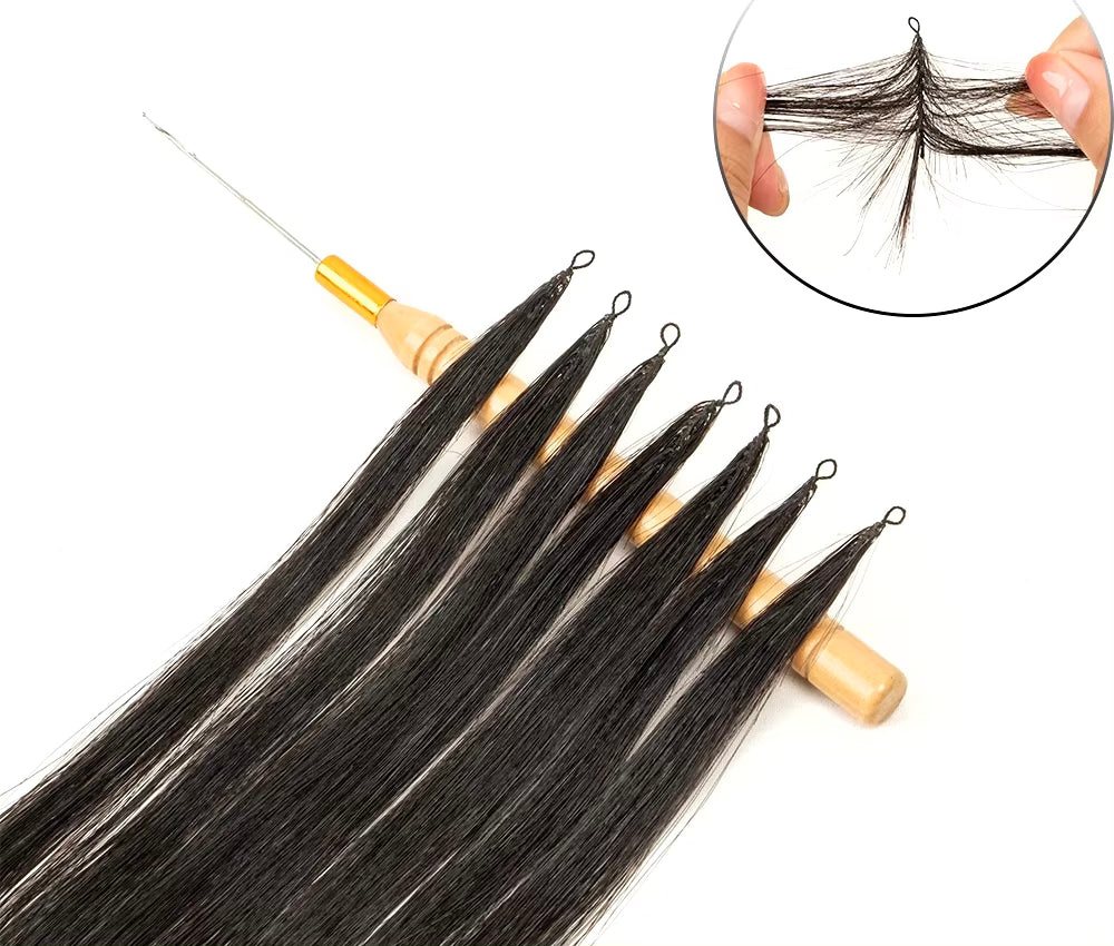 Wooden Handle Hair Braiding Hook Crochet Needle (1pc)