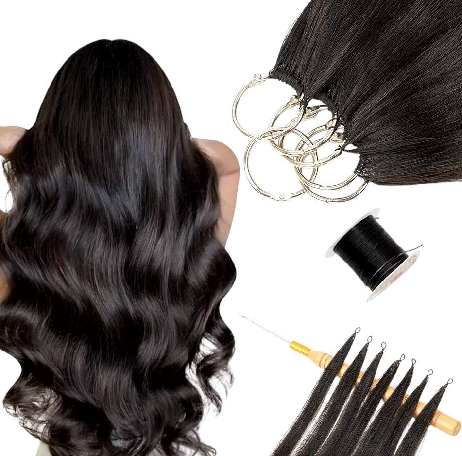 Thread Hair extension kit