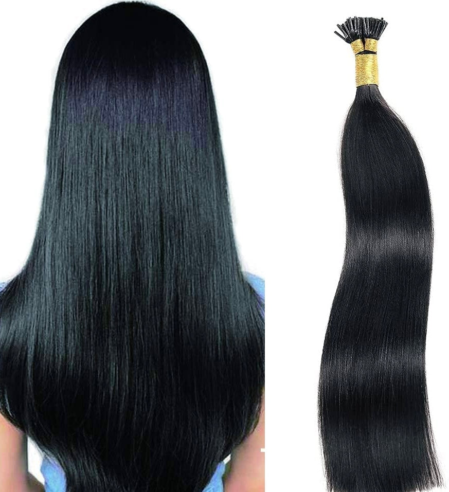 قم بتعيين ملحقات الشعر البشرية الطبيعية u tip glue tip