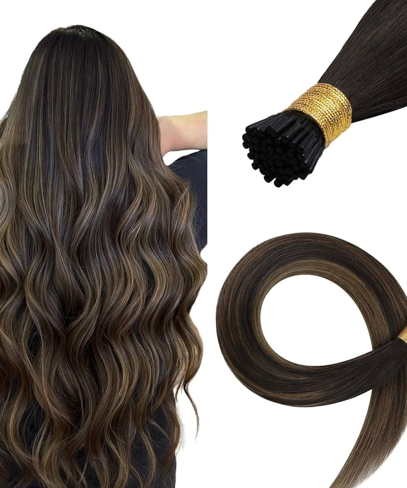 قم بتعيين ملحقات الشعر البشرية الطبيعية u tip glue tip