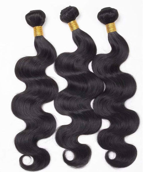 Set Natural Human Hair Clip in Extensions