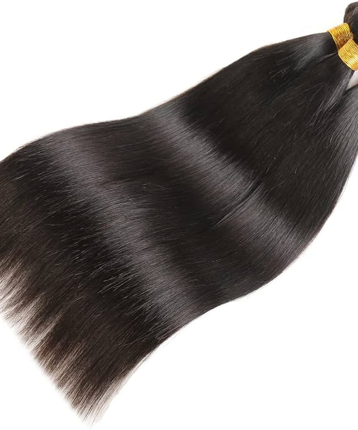 Set Natural Human Hair Clip in Extensions