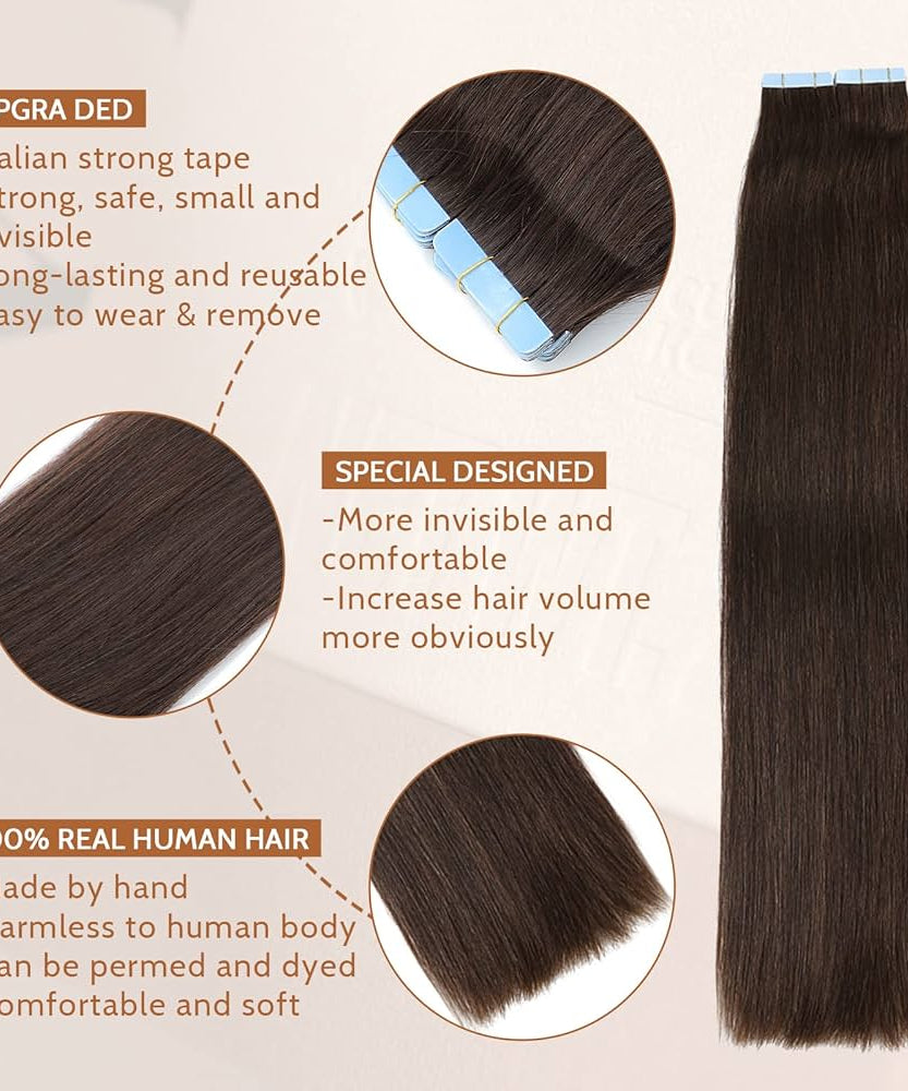 Tape in Hair Extensions Human Hair
