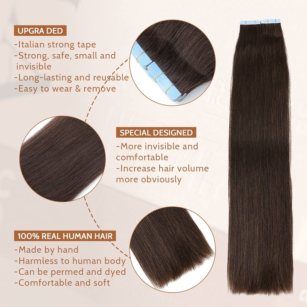 Tape in Hair Extensions Human Hair