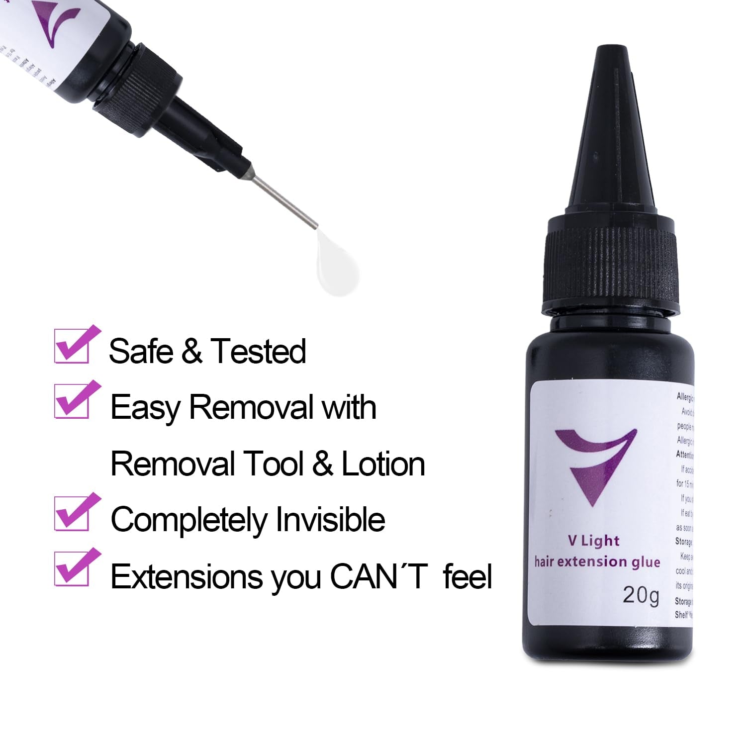 V Light Hair Extension Glue (20g)