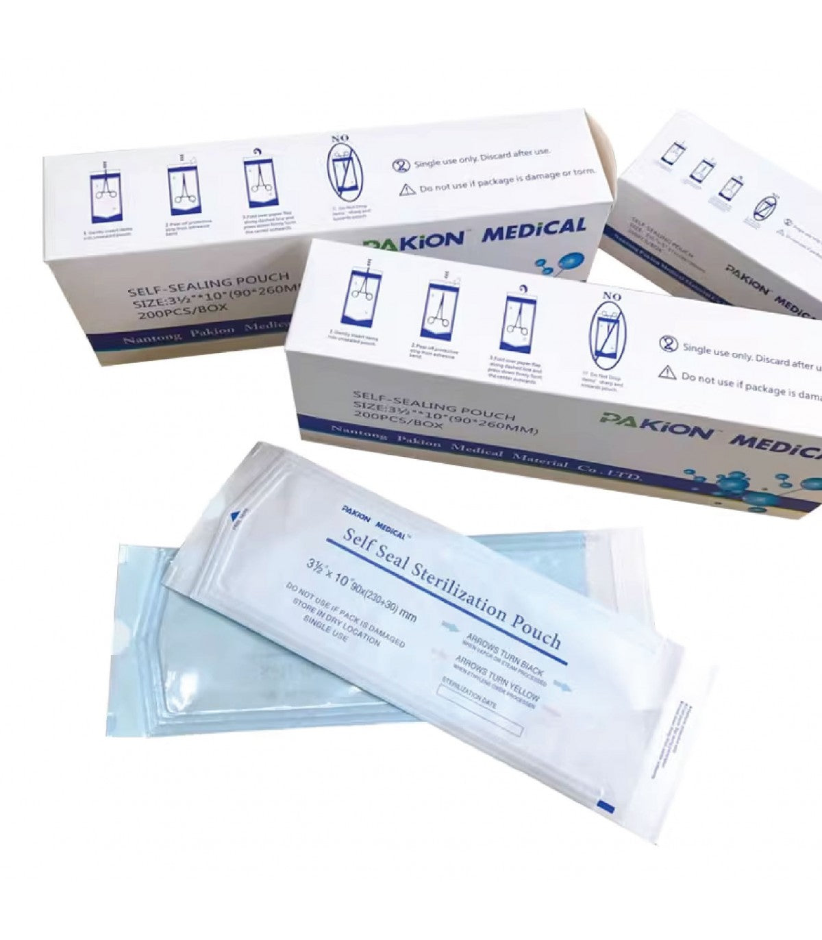 Pakion Medical Self Seal Sterilization Pouch Box (200pcs)
