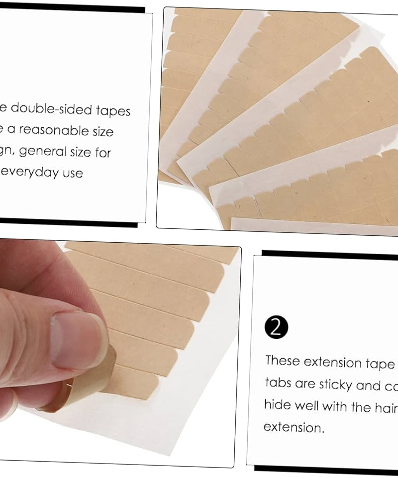 Sheets Wig Glue Kraft Double-Sided Hair Extension (12pcs)
