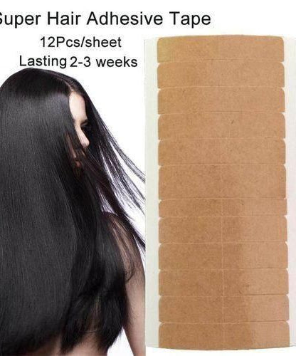 Sheets Wig Glue Kraft Double-Sided Hair Extension (12pcs)