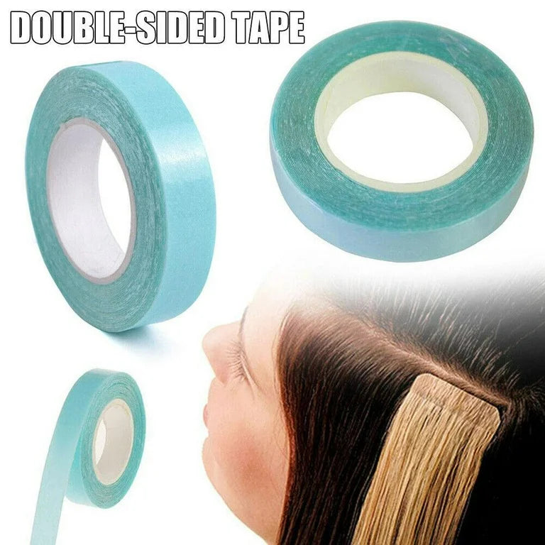 Roll Blue Waterproof Double Sided Adhesive Tape Hair Extension