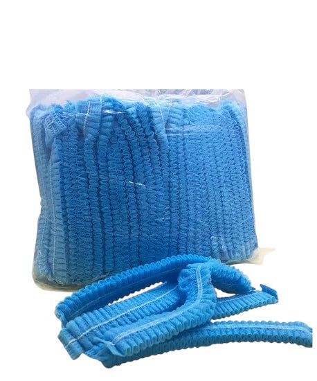 Disposable Caps Blue (100pcs)