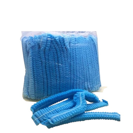 Disposable Caps Blue (100pcs)
