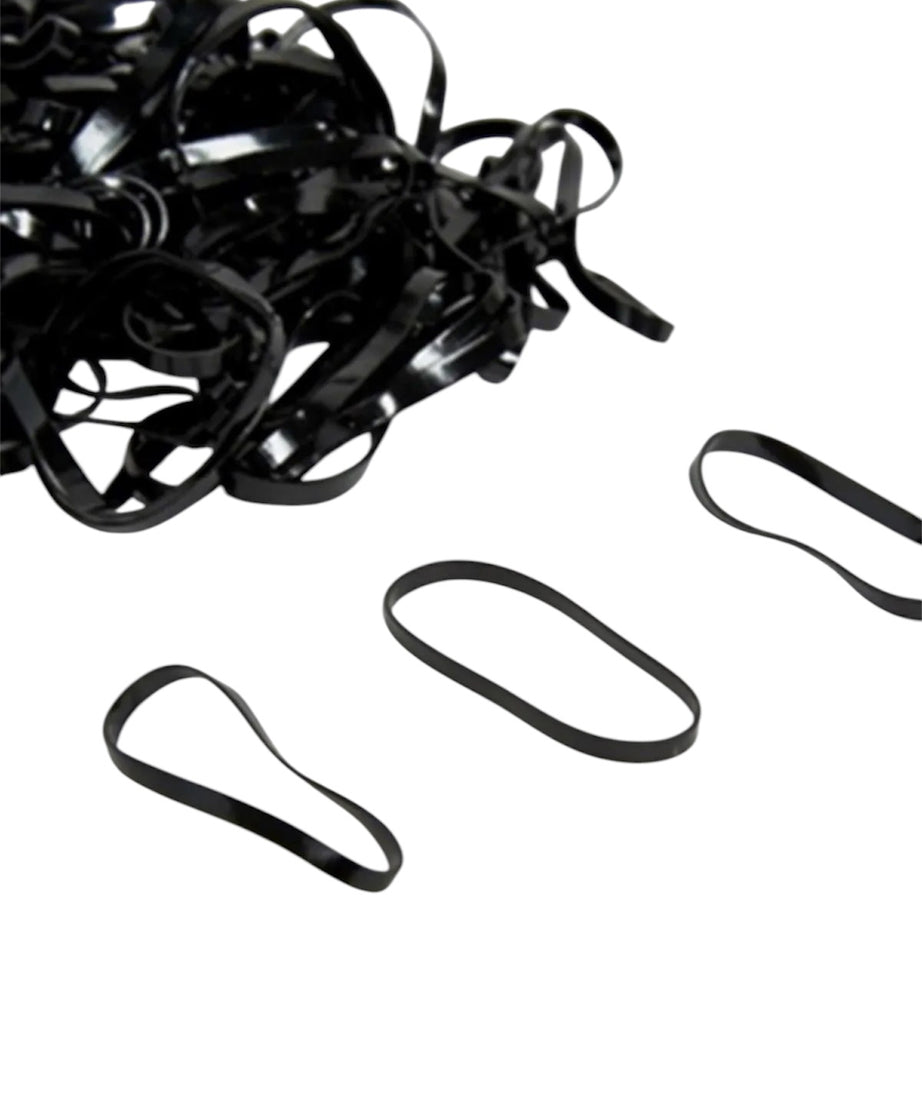 Rubber Bands Black (100pcs)