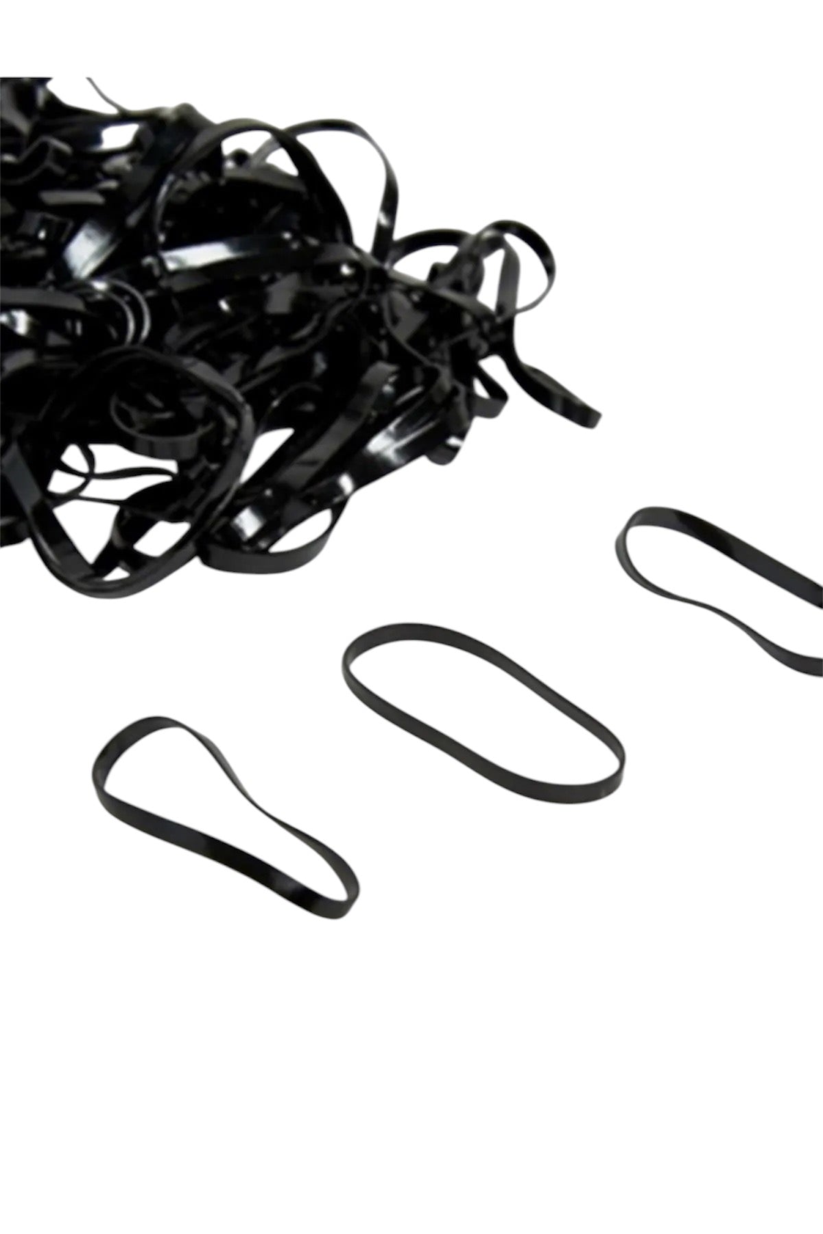 Rubber Bands Black (100pcs)
