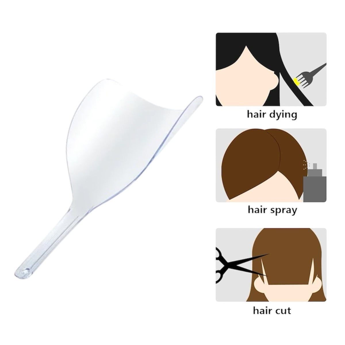 Face Shield - Cover Hairspray & Isolate Haircut