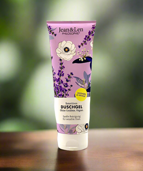 Jean & Len Shower Gel Sensitive Lavender/Vanilla (250 ml)
