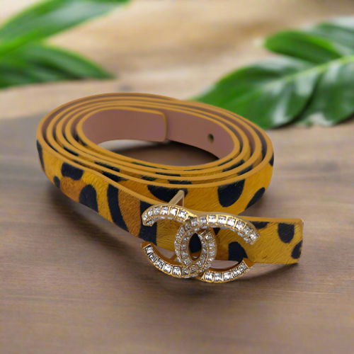 Leopard Strass Belt