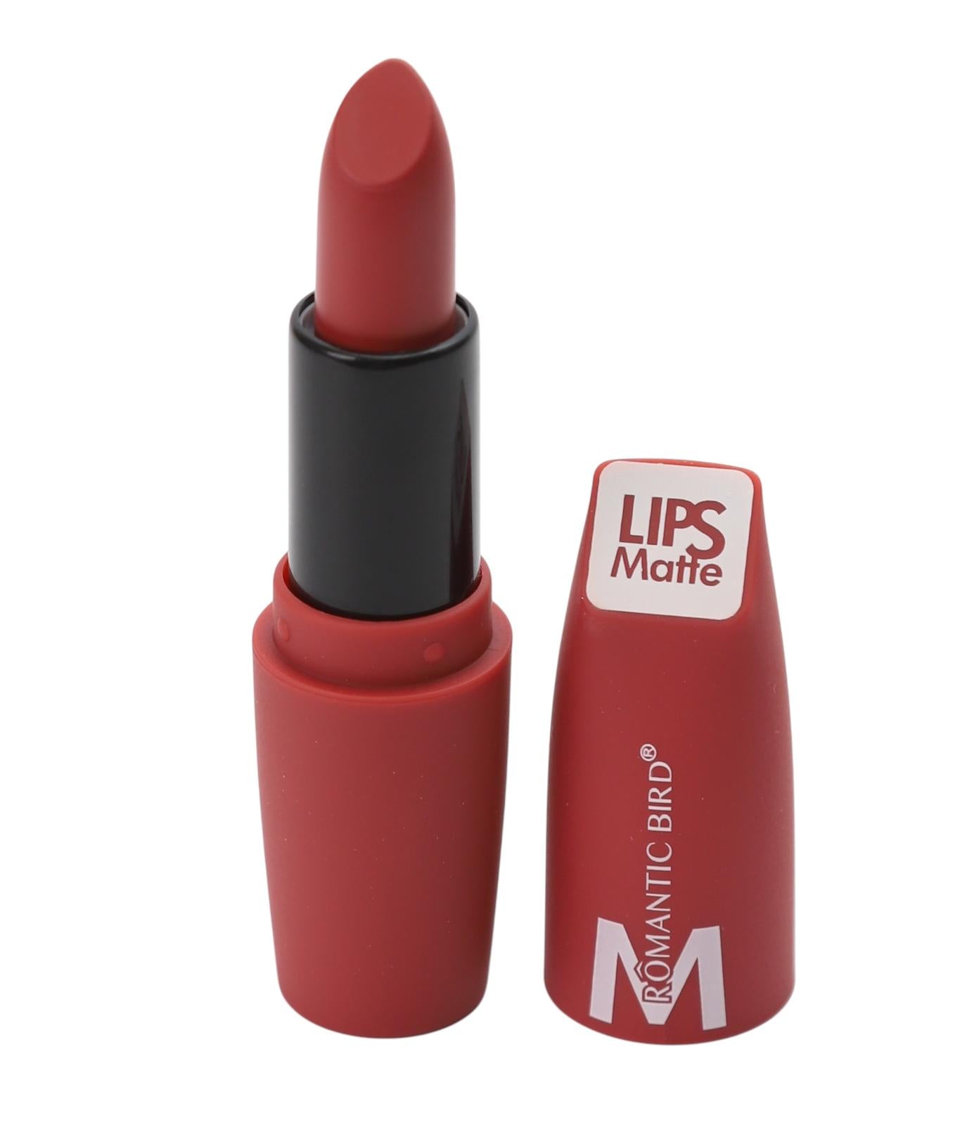  رومانتيك بيرد احمر  شفاه مات