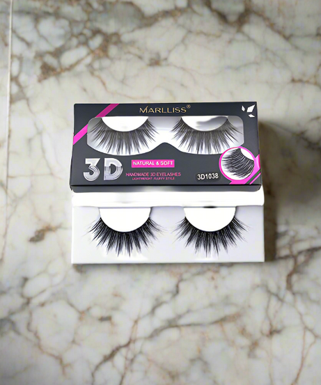 Marlliss 3D Eyelashes (Per Piece) - 3D1038