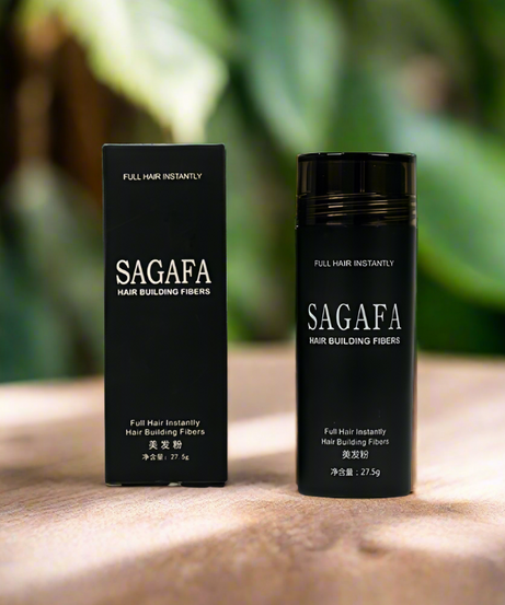 Sagafa Hair Building Fibers (Black) Sagafa Hair Building Fibers (Black)