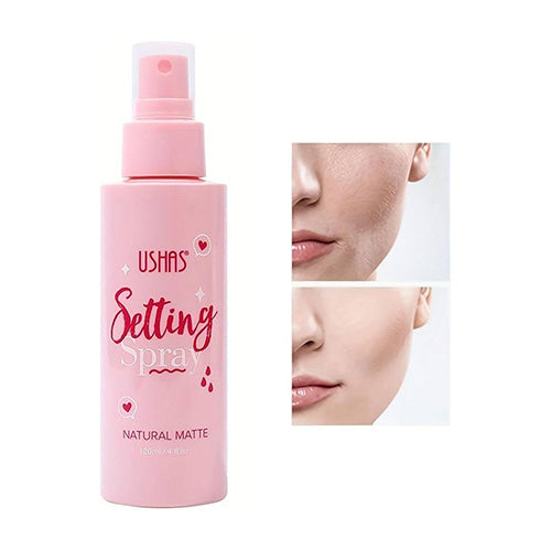 USHAS Setting Spray Natural Matte (120ml)