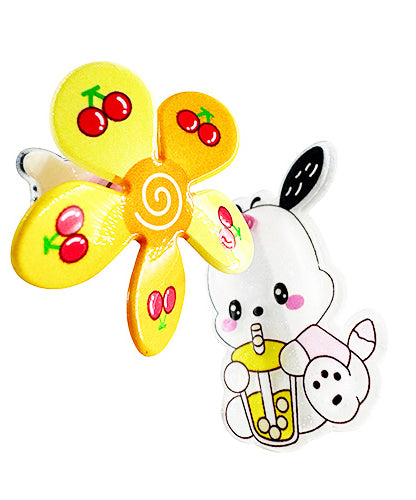 Cartoon creative hairpin (2 pieces)