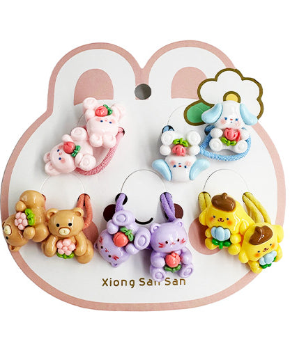 ربطة عن الشعر في أشكال الرسوم المتحركة المختلفة (2 قطعة)