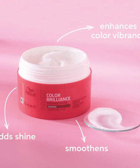 Wella Invigo Color Brilliance Vibrant Color Mask - Thick Hair 150 ML Wella Invigo Color Brilliance Vibrant Color Mask - Thick Hair 150 ML