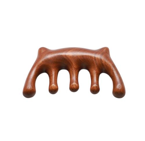 Natural Sandalwood Five Classics Head Massage Comb