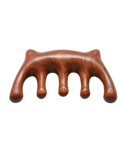 Natural Sandalwood Five Classics Head Massage Comb Natural Sandalwood Five Classics Head Massage Comb