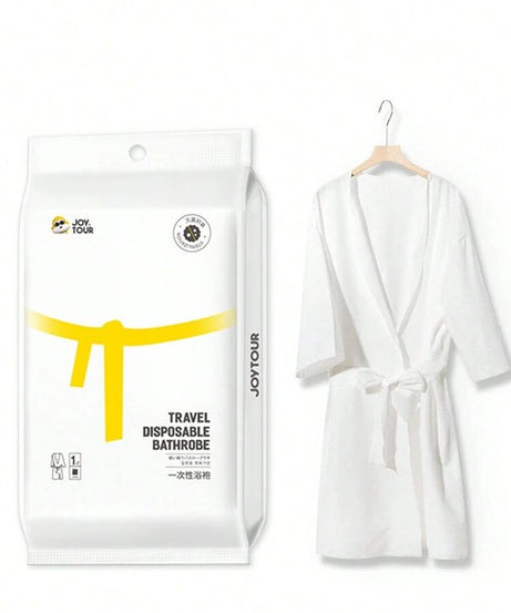 Disposable Bathrobe Towel Cotton White (1pc)