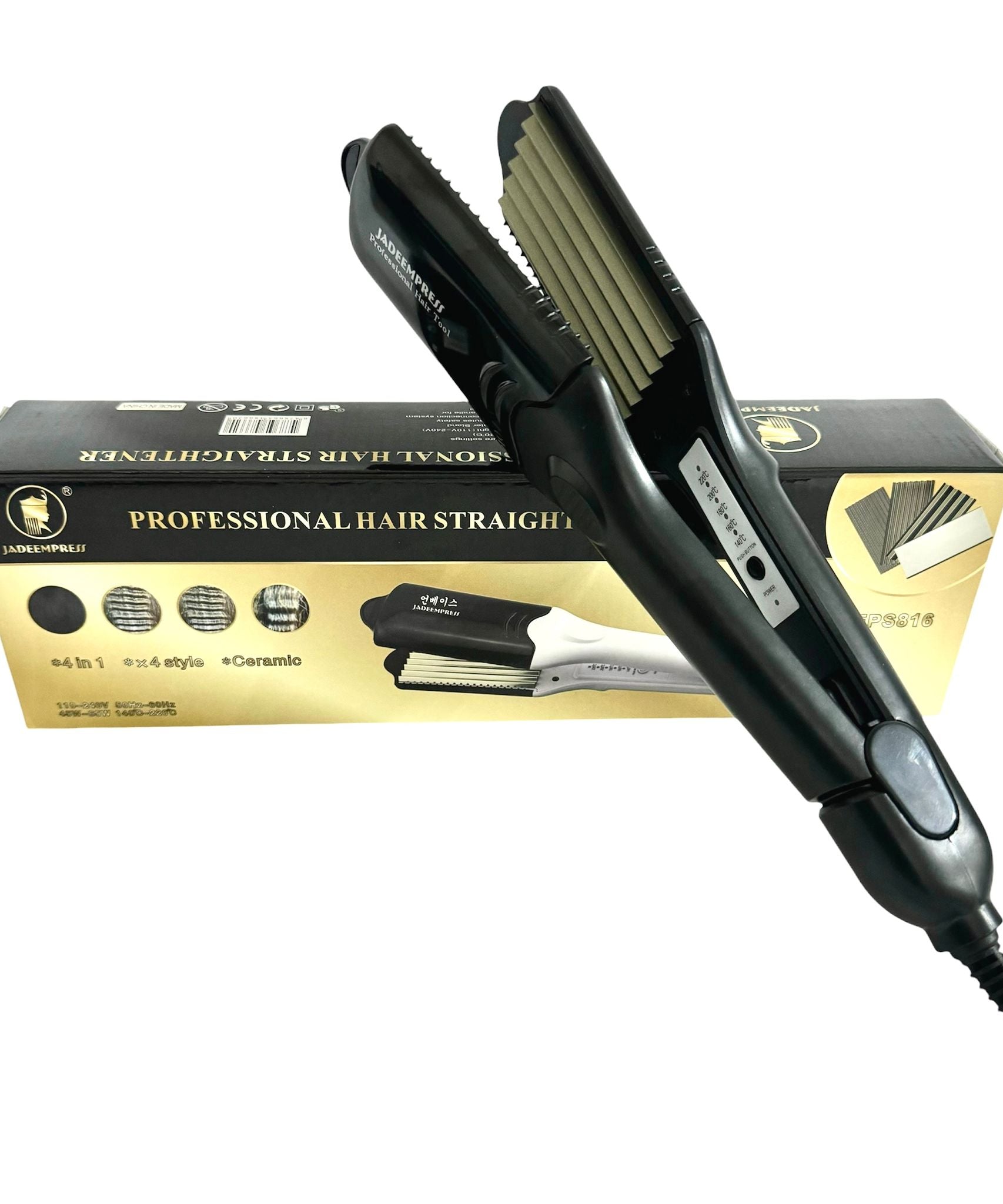 JADEEMPRESS - Professional Hair Straightener 4 in 1