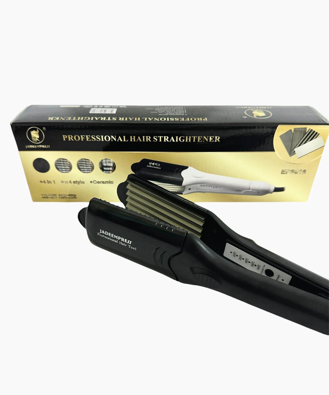 JADEEMPRESS - Professional Hair Straightener 4 in 1