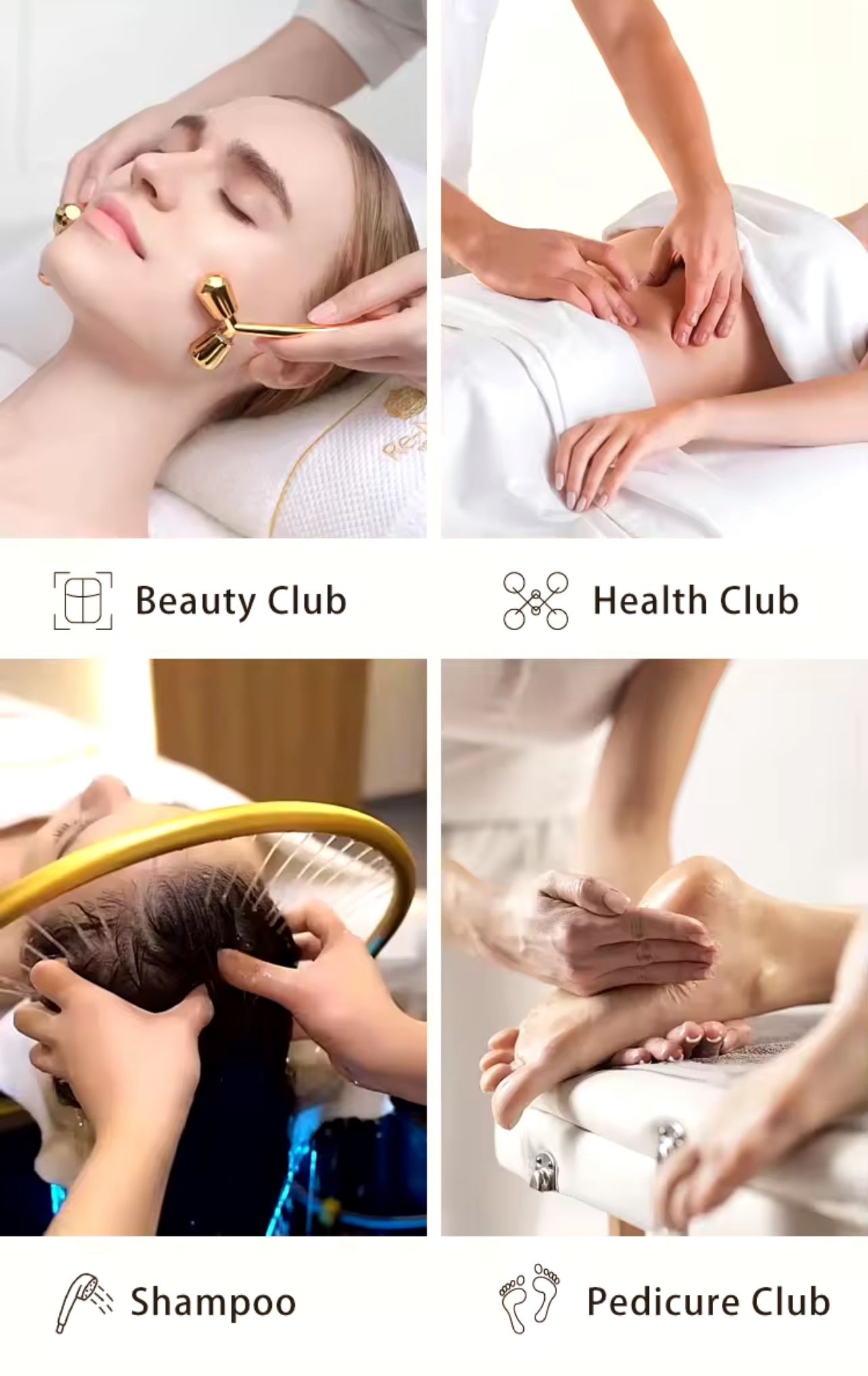 Professional Steamer Hair Washing Bed - Modern Spa