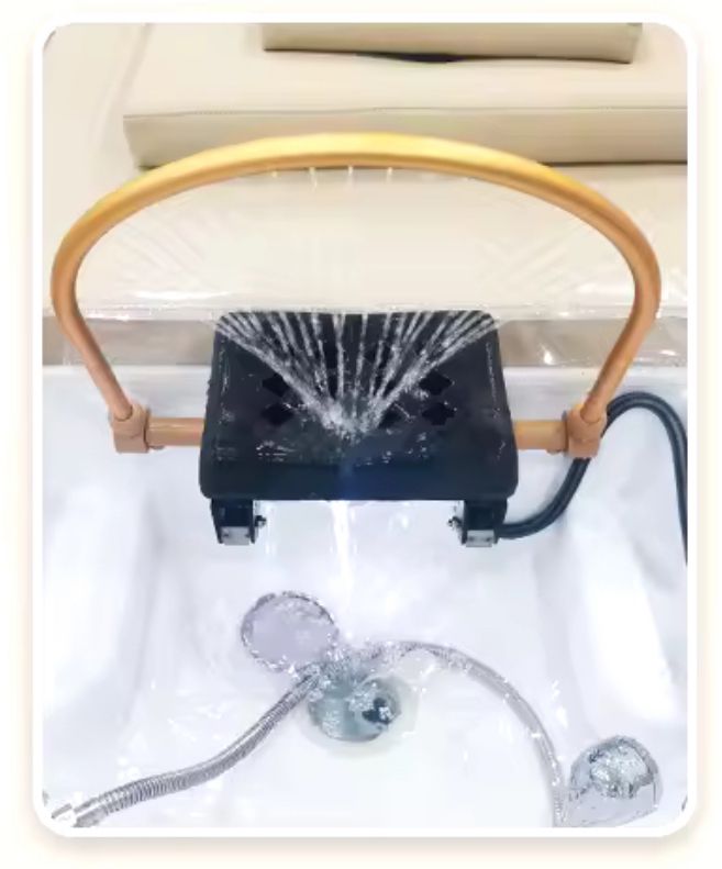 Professional Steamer Hair Washing Bed - Modern Spa