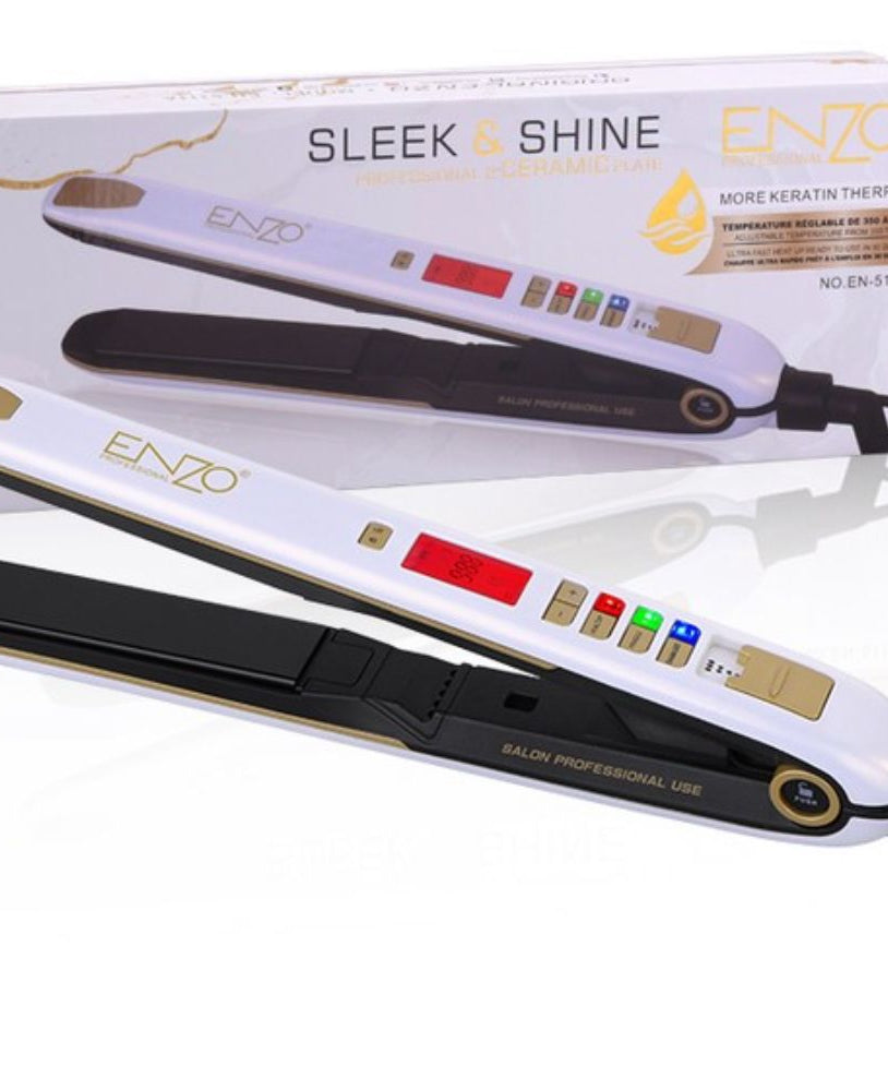 ENZO Professional Ionic Hair Straightener 2 in 1 Flat Irons for Keratin ENZO Professional Ionic Hair Straightener 2 in 1 Flat Irons for Keratin