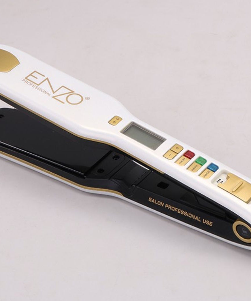 ENZO Professional Ionic Hair Straightener 2 in 1 Flat Irons for Keratin
