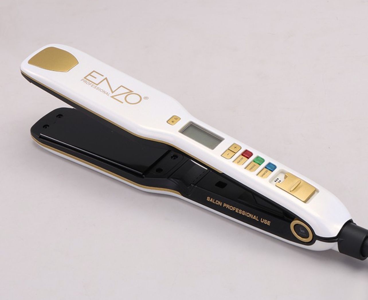 ENZO Professional Ionic Hair Straightener 2 in 1 Flat Irons for Keratin