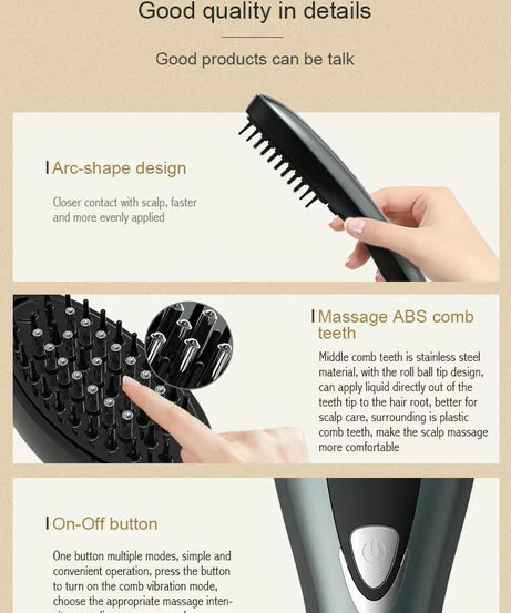 Electric Massage Oil comb - Hair Treatment