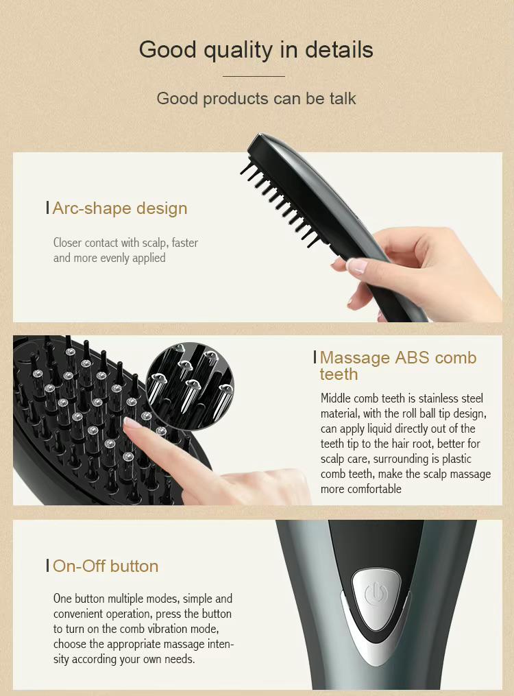 Electric Massage Oil comb - Hair Treatment
