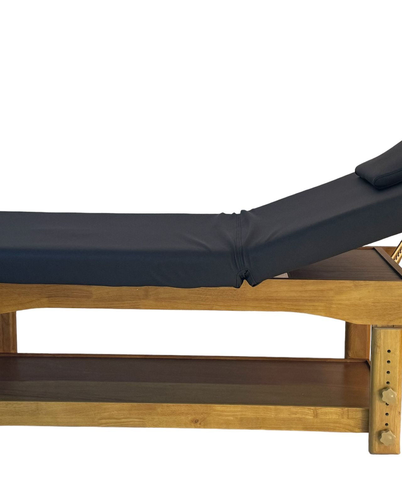 Comfortable wooden bed for salons