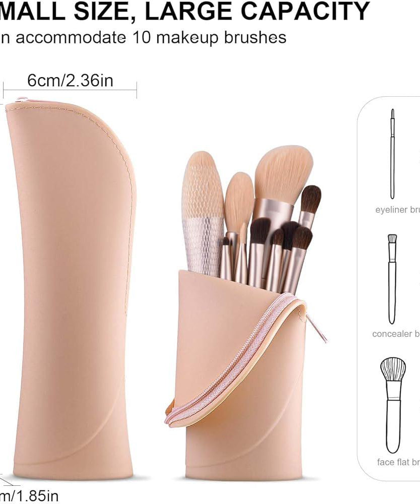 Silicone Makeup Brush Bag Silicone Makeup Brush Bag