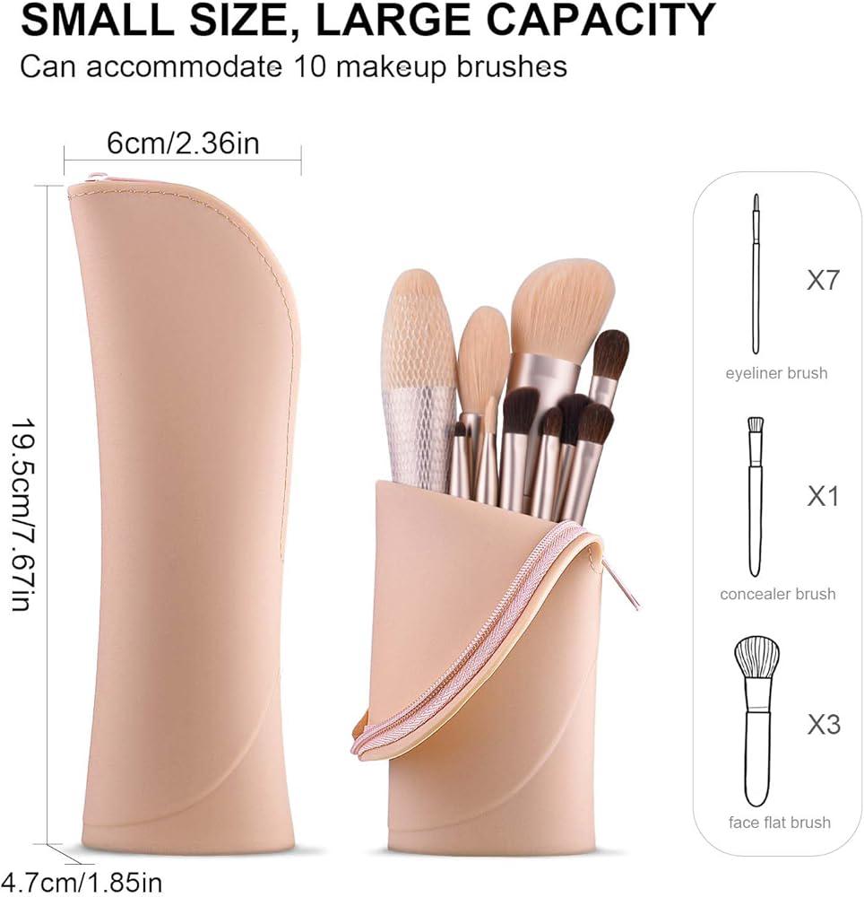 Silicone Makeup Brush Bag