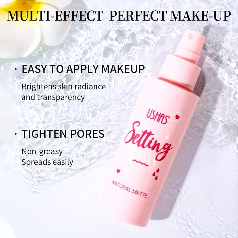 USHAS Setting Spray Natural Matte (120ml)