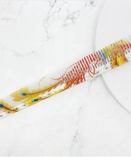 Peacock Pattern Hair Comb