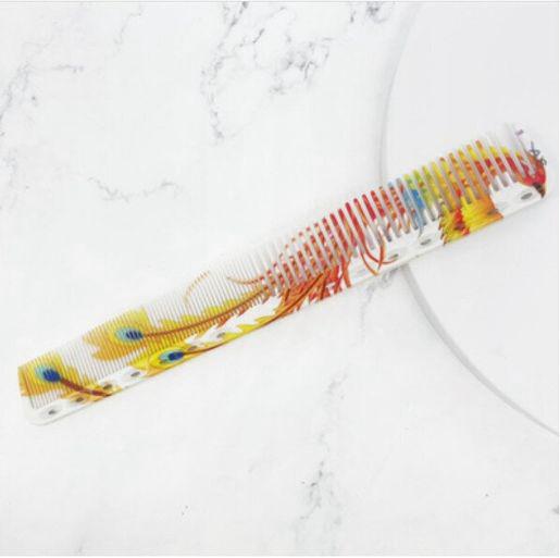 Peacock Pattern Hair Comb